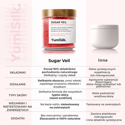 Sugar Veil - Odżywczy peeling do użycia przed goleniem