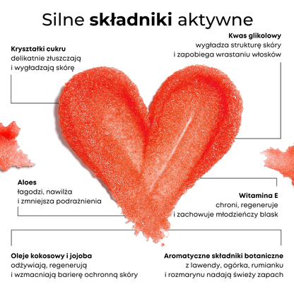 Sugar Veil - Odżywczy peeling do użycia przed goleniem